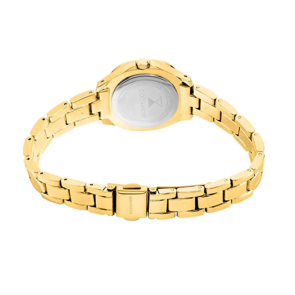 CODHOR Montre Mona Doré cadran doré fond doré bracelet alliage doré Online