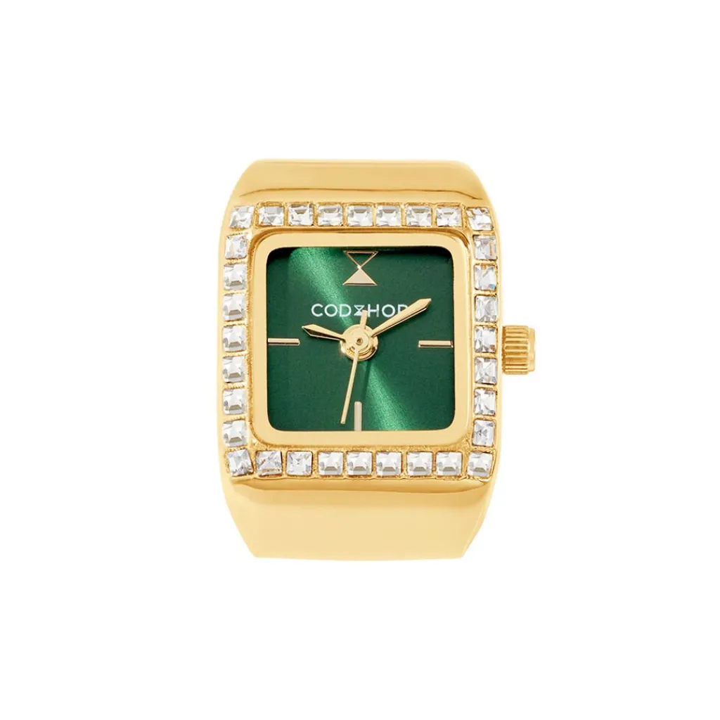 CODHOR Montre Montre Bague Cléo Vert Clearance