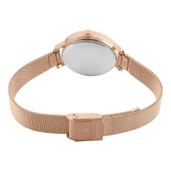 CODHOR Montre Nerine Rose cadran doré rose fond rose bracelet acier doré rose