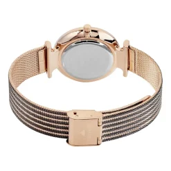 CODHOR Montre Nidia Noir cadran doré rose fond noir bracelet acier noir Sale