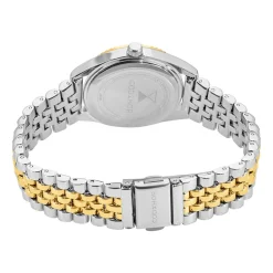 CODHOR Montre Sandy Blanc cadran bicolore fond blanc bracelet alliage bicolore