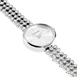 CODHOR Montre Stella Argenté cadran argenté fond argenté bracelet alliage argenté