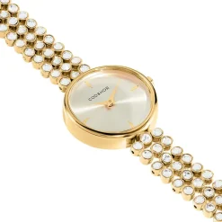CODHOR Montre Stella Doré cadran doré fond doré bracelet alliage doré Discount