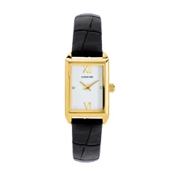 CODHOR Montre Suzy 2 Blanc cadran doré fond blanc bracelet synthétique noir Discount