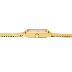CODHOR Montre Suzy Blanc cadran doré fond blanc bracelet acier doré Best