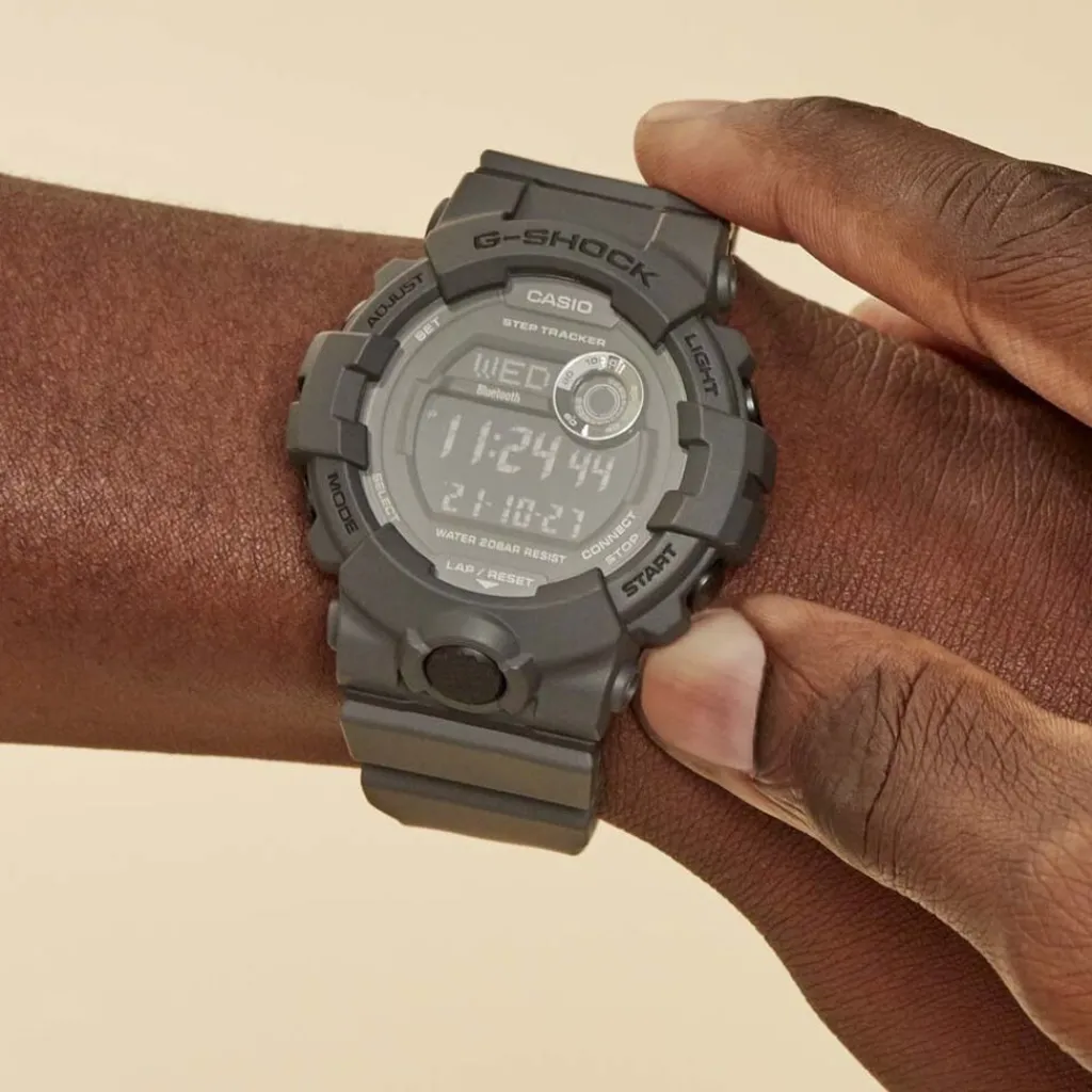 CASIO G-SHOCK Montre Connectée Fond Gris New