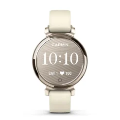 GARMIN Montre Connectée Lily 2 Crème cadran cr&egrave;me fond cr&egrave;me bracelet silicone cr&egrave;me Discount