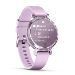 GARMIN Montre Connectée Lily 2 Mauve cadran mauve fond mauve bracelet silicone mauve Best