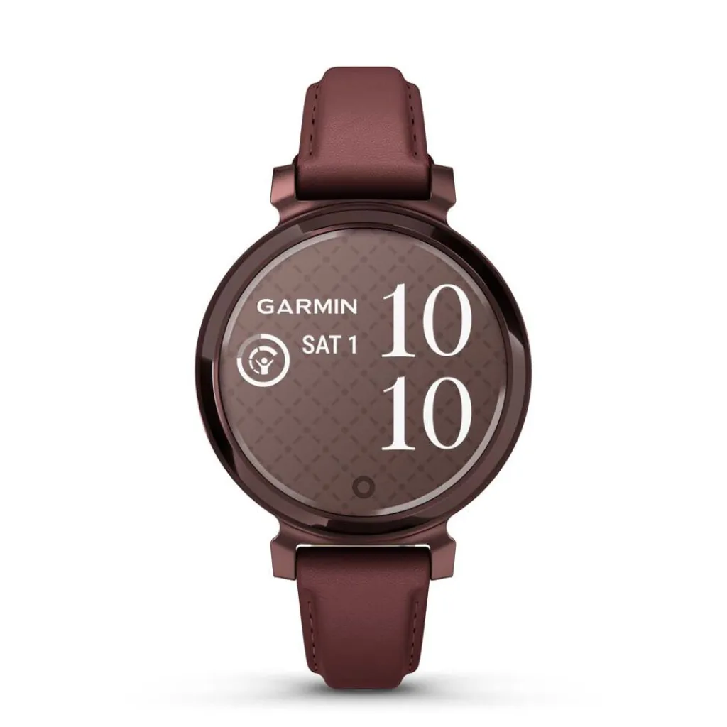 GARMIN Montre Connectée Lily 2 Marron cadran marron fond marron bracelet cuir marron Outlet