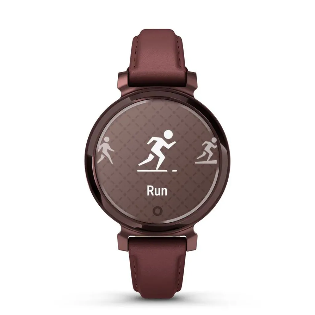 GARMIN Montre Connectée Lily 2 Marron cadran marron fond marron bracelet cuir marron Outlet