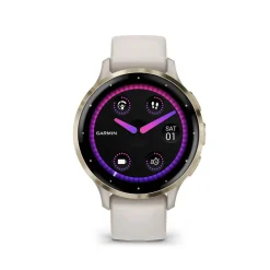 GARMIN Montre Connectée Venu 3 cadran ivoire bracelet silicone ivoire Discount