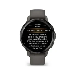 GARMIN Montre Connectée Venu 3 cadran gris bracelet silicone gris Outlet