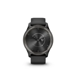 GARMIN Montre Connectée Vivomove Trend cadran noir fond personnalisable bracelet silicone noir Online