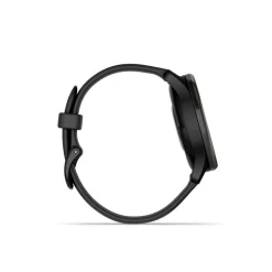 GARMIN Montre Connectée Vivomove Trend cadran noir fond personnalisable bracelet silicone noir Online