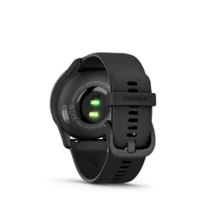 GARMIN Montre Connectée Vivomove Trend cadran noir fond personnalisable bracelet silicone noir Online