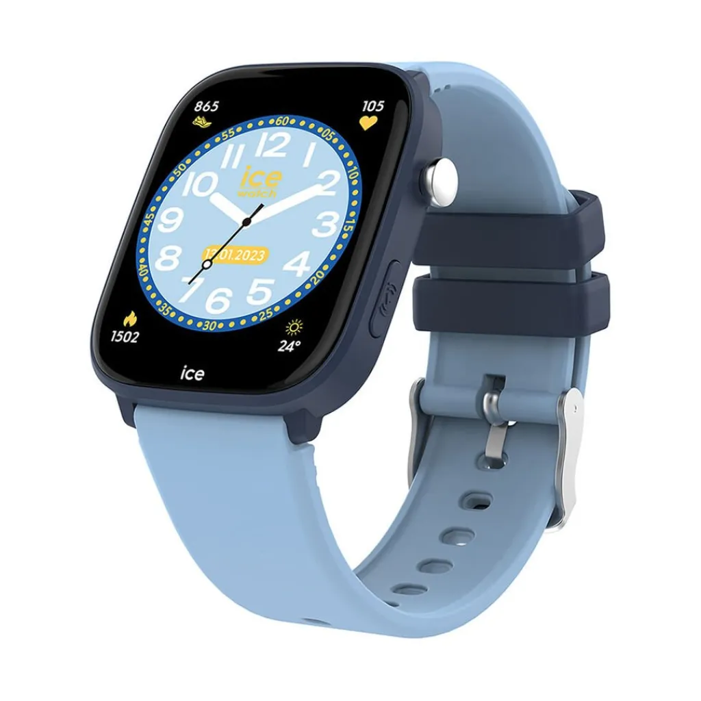 ICE WATCH Montre Connectée Smart Junior 3.0 Find My cadran bleu bracelet silicone bleu Best