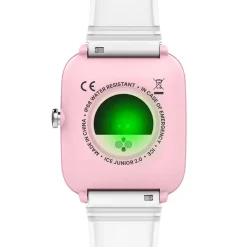 ICE WATCH Montre Connectée Smart Junior 3.0 cadran rose bracelet plastique blanc Discount