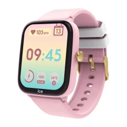 ICE WATCH Montre Connectée Smart Junior 2.0 cadran rose bracelet silicone rose