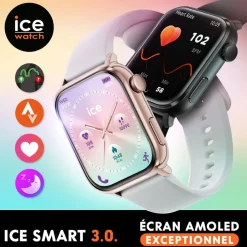 ICE WATCH Montre Connectée Smart 3.0 cadran doré bracelet métal doré Outlet