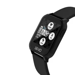 LIU JO Montre Connectée Smartwatch Energy cadran noir bracelet silicone noir Sale