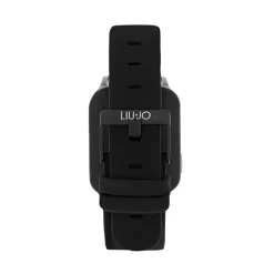 LIU JO Montre Connectée Smartwatch Energy cadran gris bracelet silicone noir Best