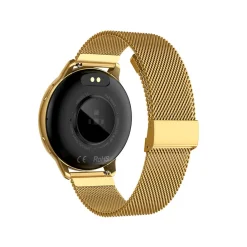 TEKDAY Montre Connectée cadran doré bracelet acier doré Outlet