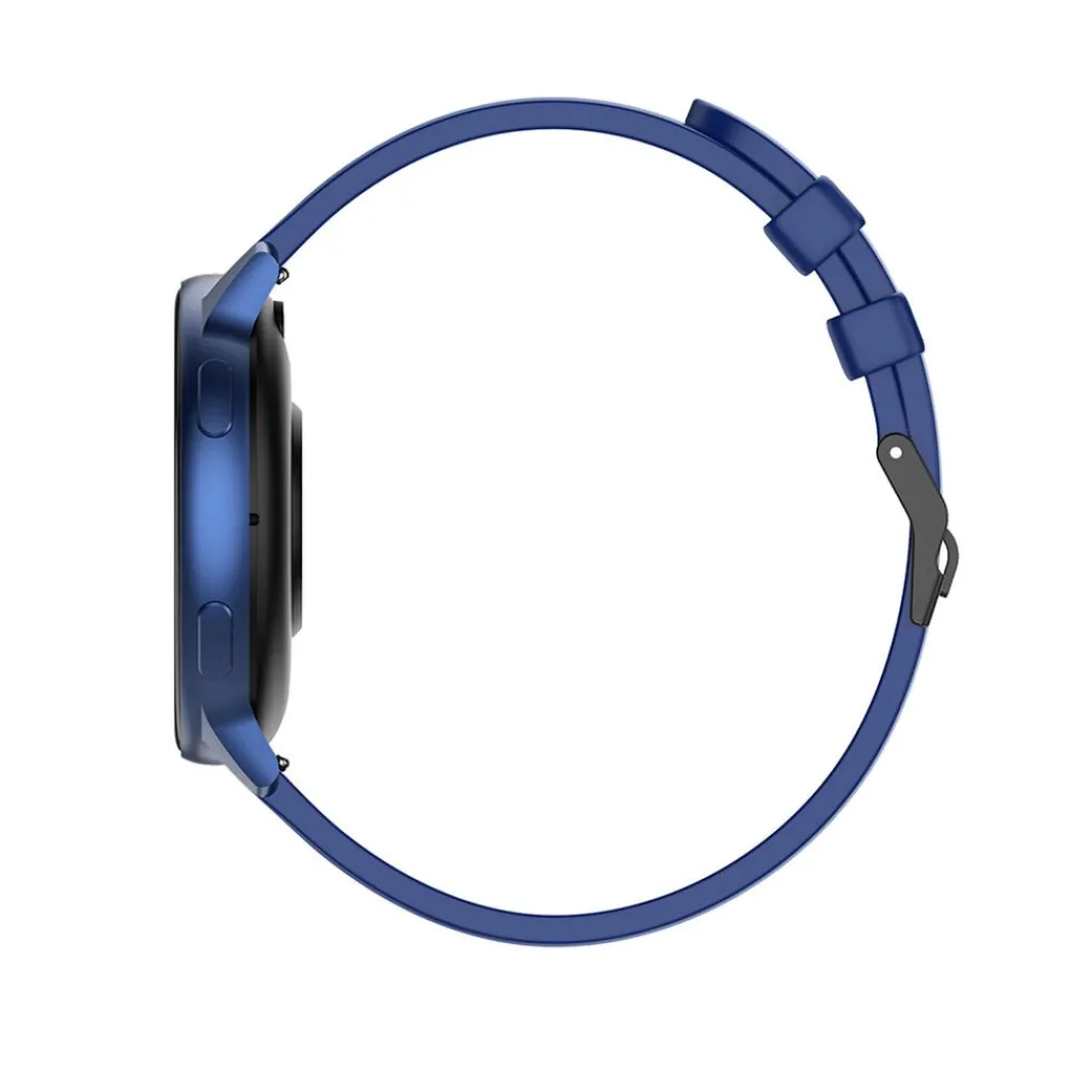 TEKDAY Montre Connectée cadran bleu bracelet silicone bleu New