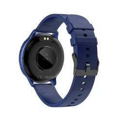 TEKDAY Montre Connectée cadran bleu bracelet silicone bleu New
