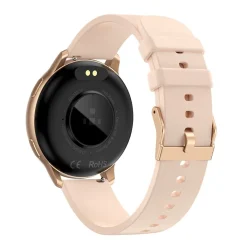 TEKDAY Montre Connectée cadran rose bracelet silicone rose Discount