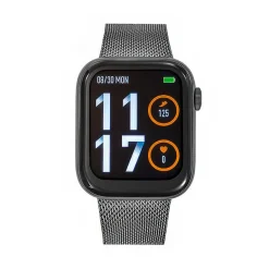 TEKDAY Montre Connectée cadran gris bracelet acier gris Best