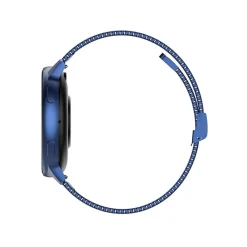 TEKDAY Montre Connectée cadran bleu bracelet acier bleu