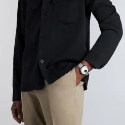 WITHINGS Montre Connectée Scanwatch 2 cadran argenté bracelet silicone gris Outlet