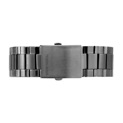 DIESEL Montre Mega Chief Bleu cadran gris fond bleu bracelet acier gris Online
