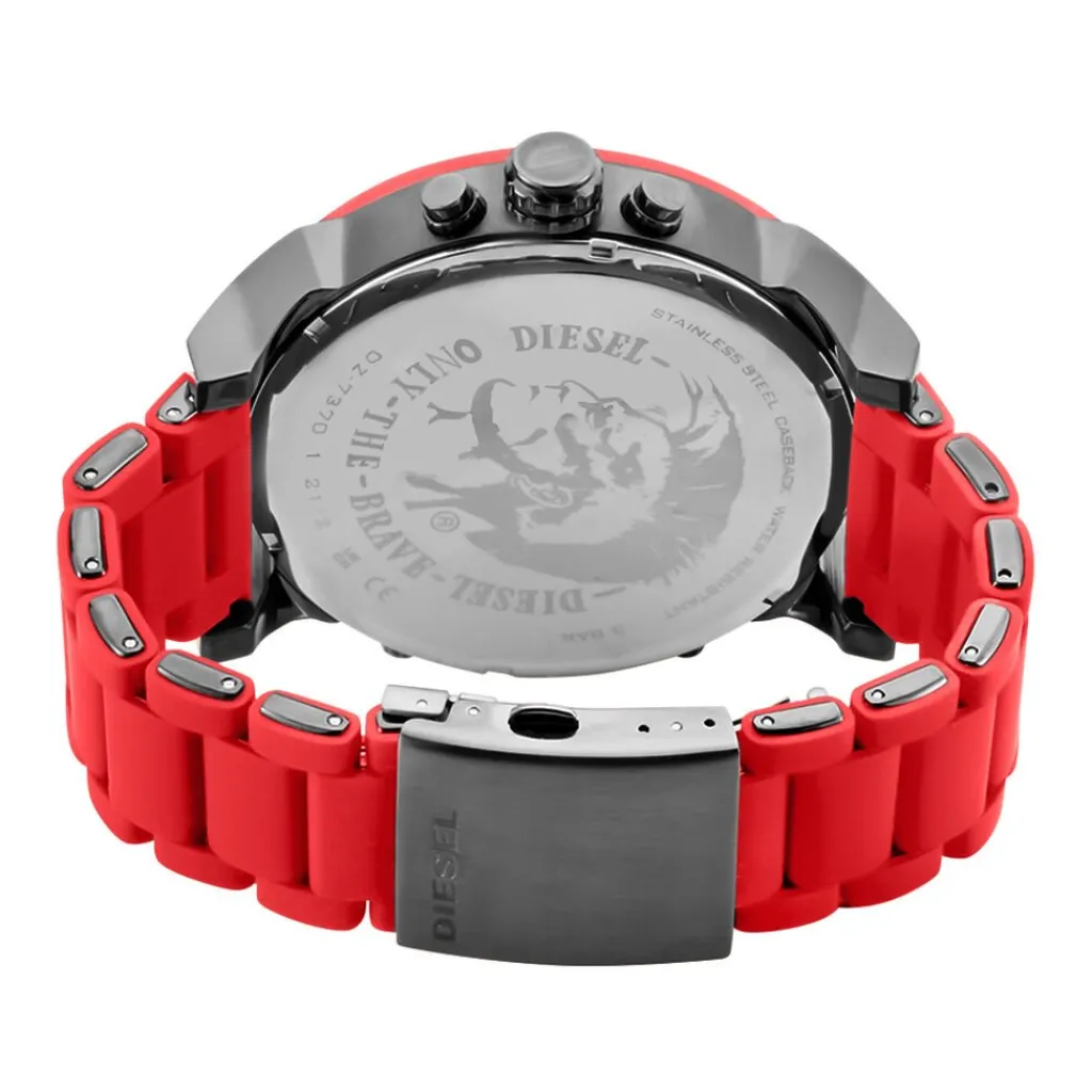 DIESEL Montre Mr Daddy 2.0 Divers cadran gris fond gunmetal bracelet acier gris Hot