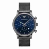 EMPORIO ARMANI Montre Bleu Discount