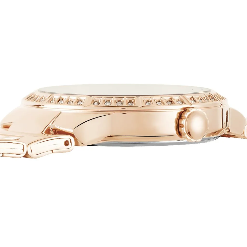 FESTINA Montre Boyfriend Rose cadran doré rose fond rose bracelet acier doré rose Outlet