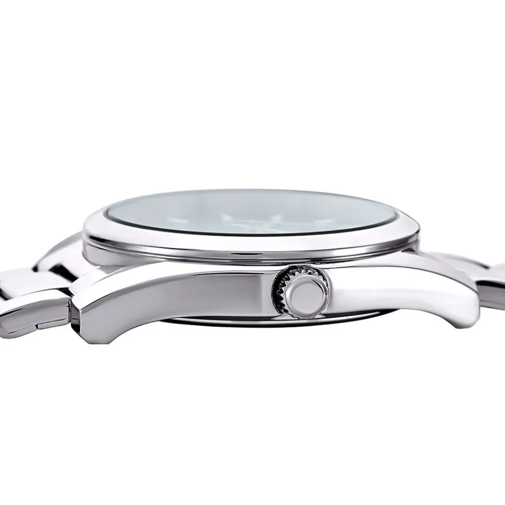 FESTINA Montre Boyfriend Vert cadran argenté fond vert bracelet acier argenté Outlet