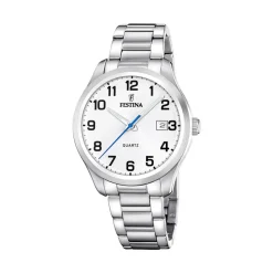 FESTINA Montre Classics 42 Blanc New