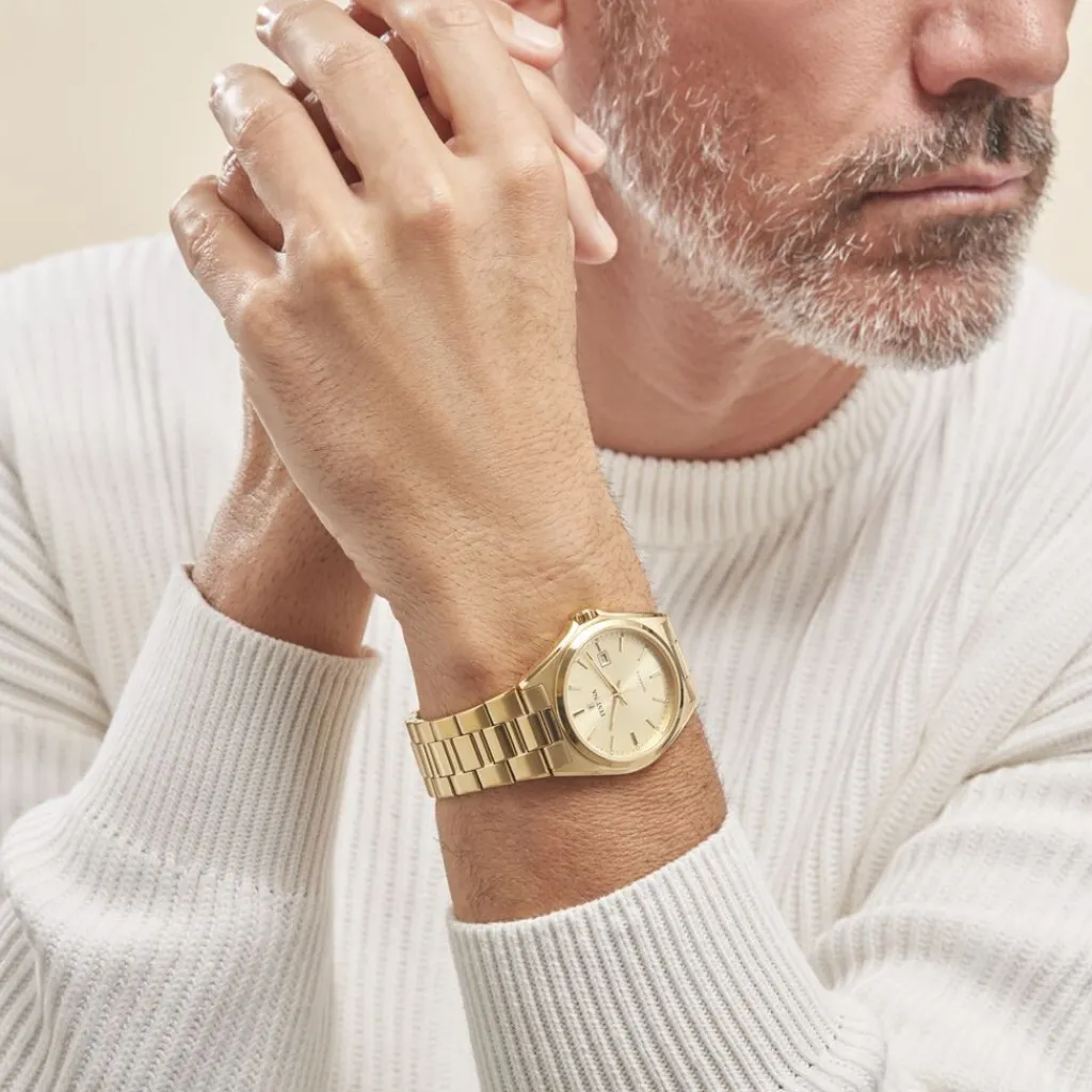 FESTINA Montre Classics Doré cadran doré fond doré bracelet acier doré Clearance