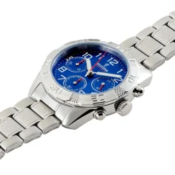 FESTINA Montre Junior Fond Bleu cadran gris fond bleu bracelet acier argenté Hot