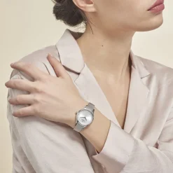 FESTINA Montre Mademoiselle Argent cadran argenté fond argenté bracelet acier argenté Best