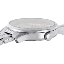 FESTINA Montre Retro Bleu cadran argenté fond bleu bracelet acier argenté