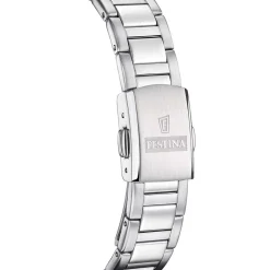 FESTINA Montre Solar Energy Nacre Blanche cadran argenté fond nacre blanche bracelet acier argenté Online