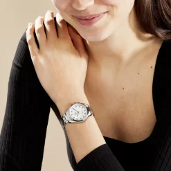 FESTINA Montre Solar Energy Nacre Blanche cadran argenté fond nacre blanche bracelet acier argenté Online