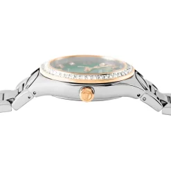 FESTINA Montre Solar Energy Vert cadran argenté fond vert bracelet acier argenté Online