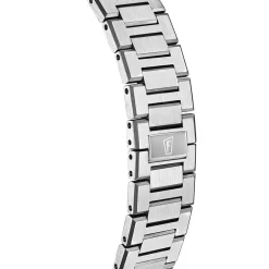 FESTINA SWISS MADE Montre 40 Noir cadran argenté fond noir bracelet acier argenté Online