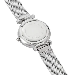 FOSSIL Montre Carlie Mini Nacre cadran argenté fond nacre bracelet acier argenté Hot