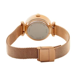 FOSSIL Montre Carlie Mini Me Nacre cadran doré rose fond nacre bracelet acier doré rose New