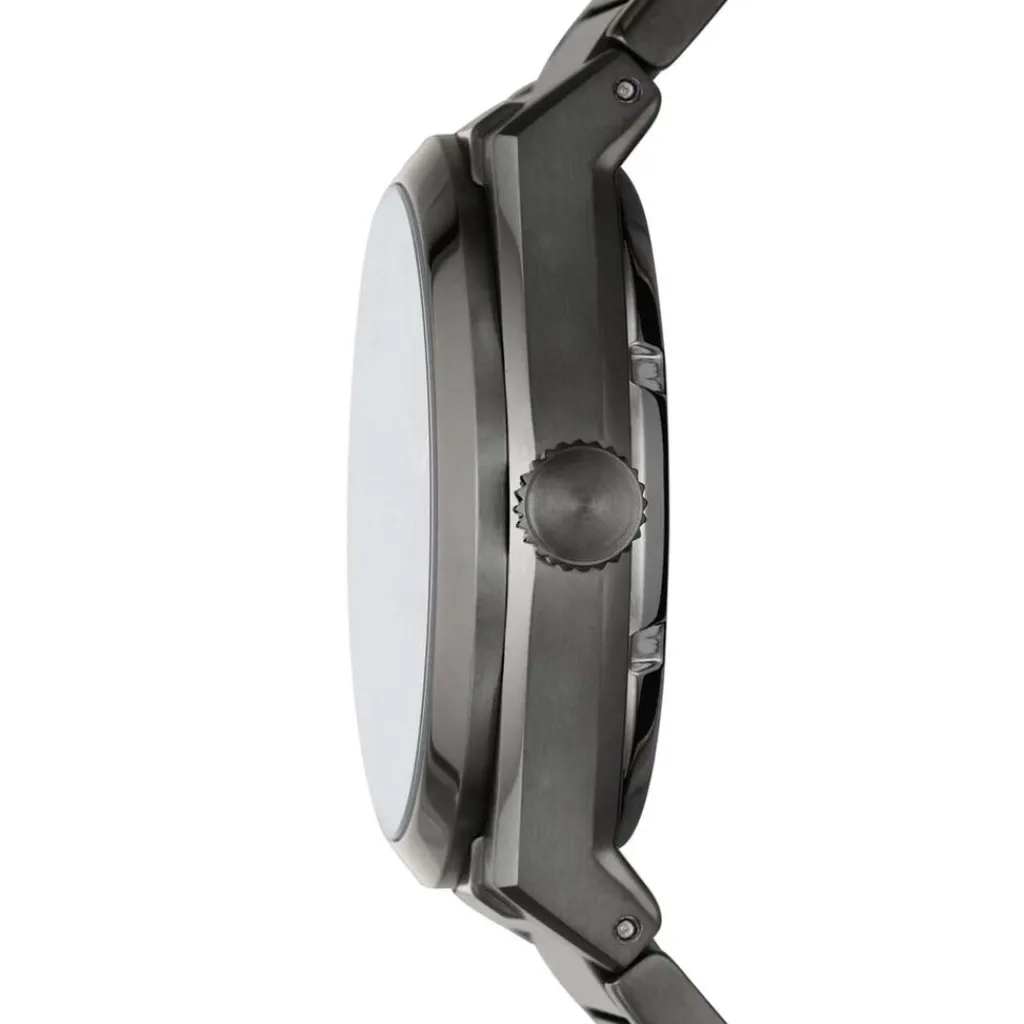 FOSSIL Montre Everett Gris cadran gris fond gris bracelet acier gris Outlet