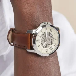 FOSSIL Montre Grant Automatique Beige New